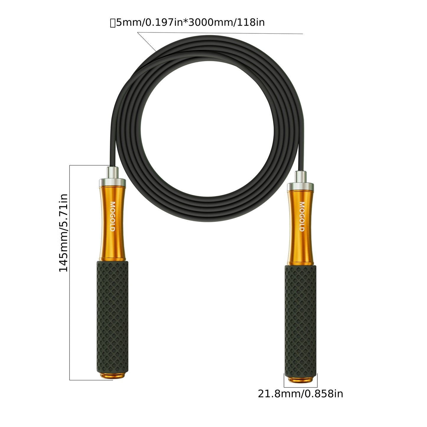 Corde à sauter lestée réglable pour fitness | Accessoires | Accessoires C