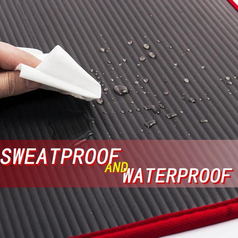Tapis d'exercice confortable antidérapant, imperméable et résistant à la transpiration,