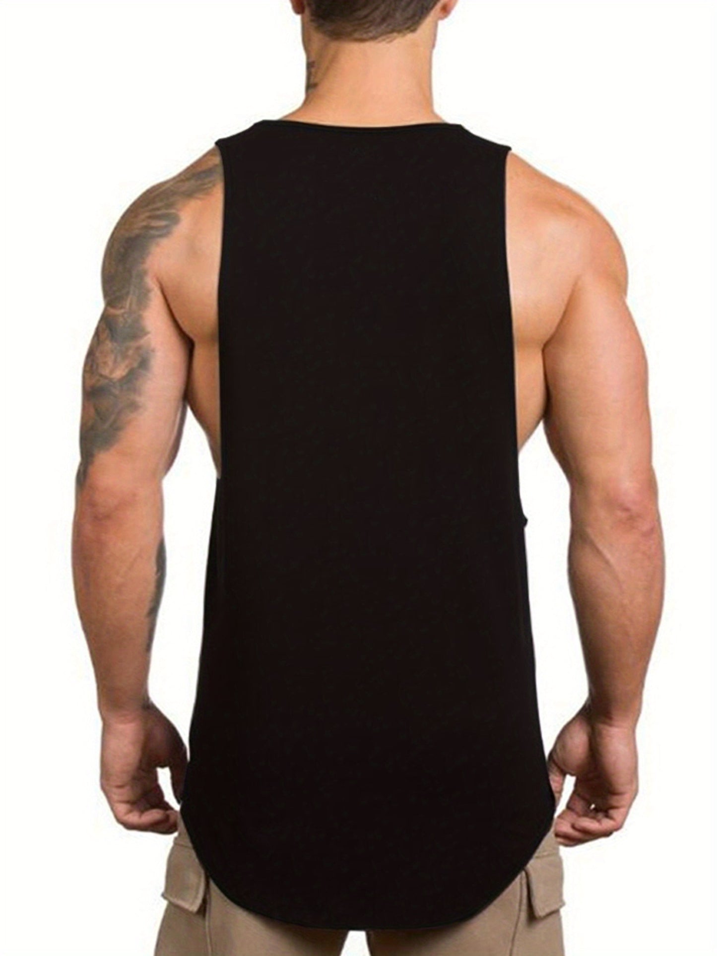 3 Packs Men'S Workout Tank Top Gym Muscle Tee Fitness Bodybuilding ...