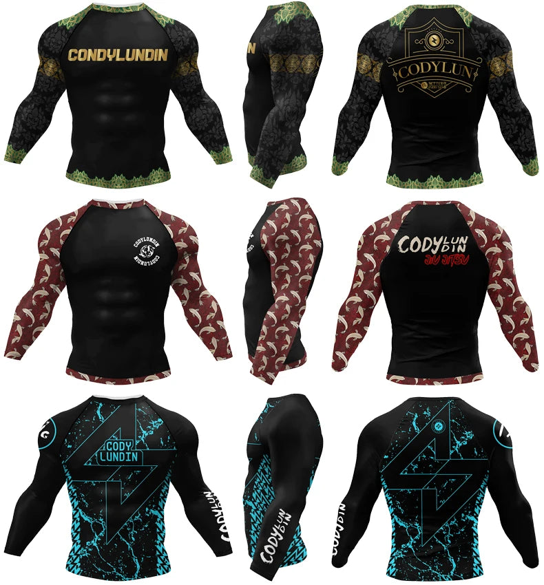 Short Costume Bjj Rashguard pour hommes Adultes