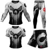 Short Costume Bjj Rashguard pour hommes Adultes