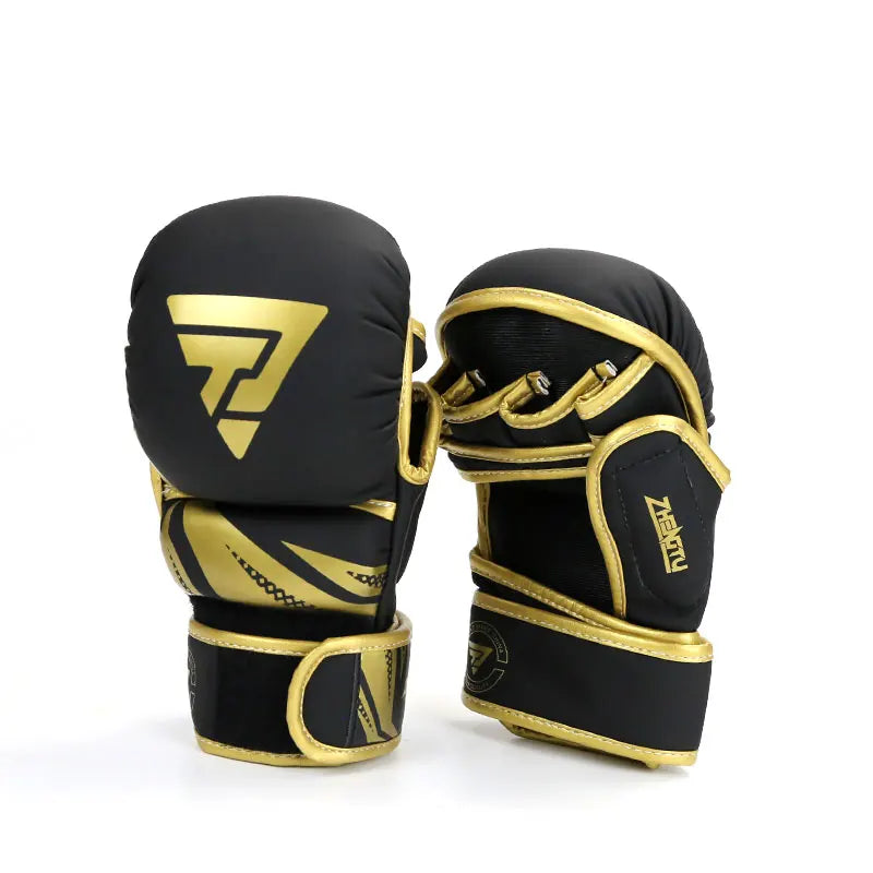Gants d'entrainement de combat Pur Cuir | MMA - Grappling | Accessoires C