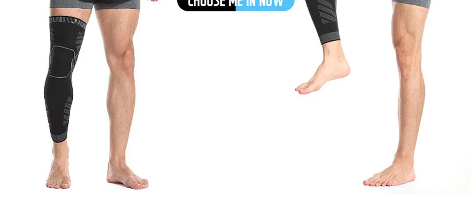 AOLIKES – manchons de Compression pour jambes complètes, genouillères, protection de soutien pour haltérophilie, soulagement des douleurs articulaires de l'arthrite