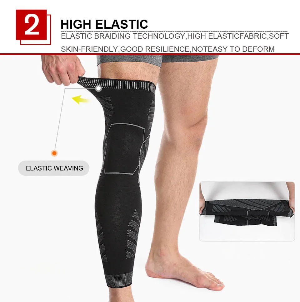AOLIKES – manchons de Compression pour jambes complètes, genouillères, protection de soutien pour haltérophilie, soulagement des douleurs articulaires de l'arthrite