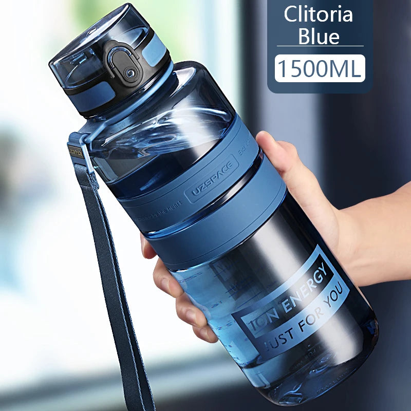 Bouteille d’eau de sport 1,5 / 2 L | Shaker Bouteille de fitness | Accessoire hydratation