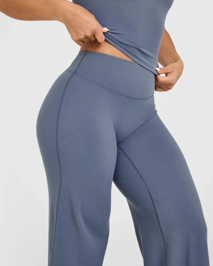 Pantalon de Fitness taille moyenne pour femme | Nude Sensation, Yoga Pilates