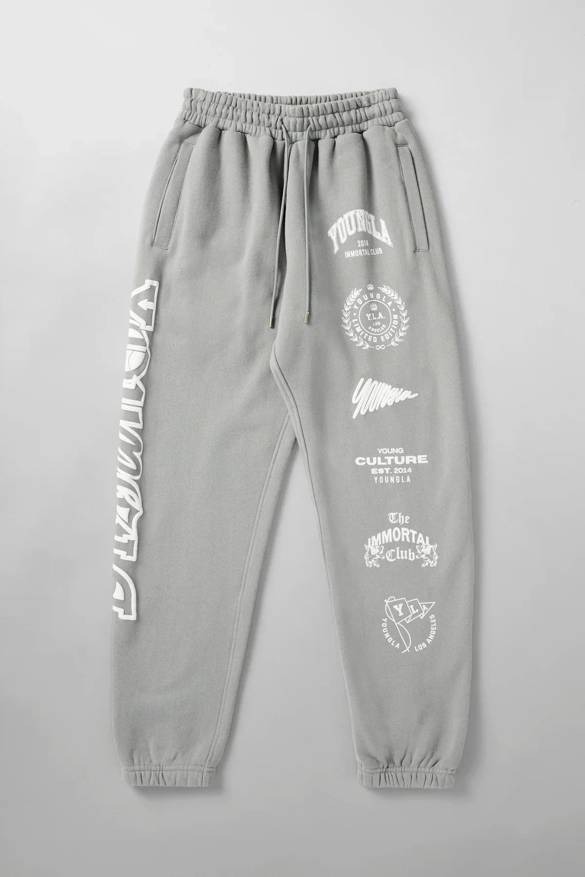 Pantalons de survêtement sport fitness pantalon décontracté coton imprimé stretch polyvalent