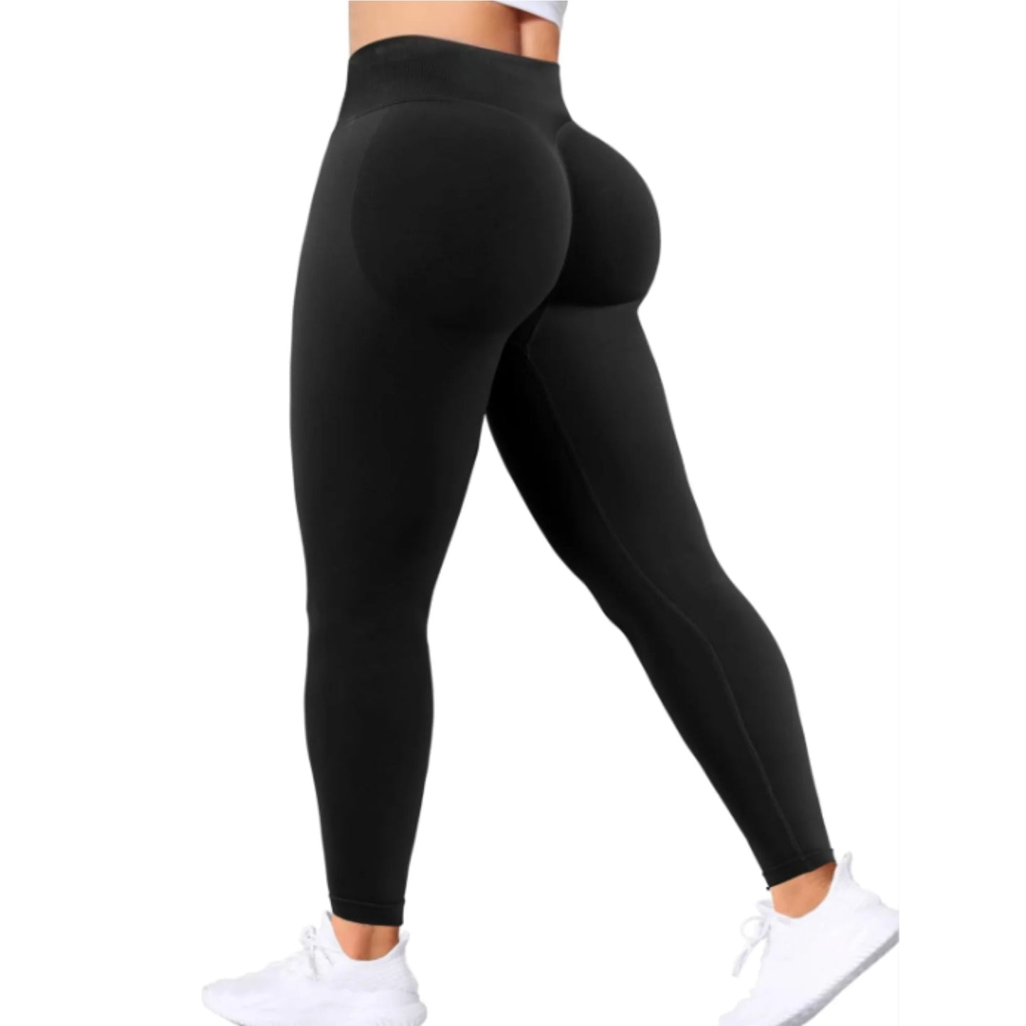 Leggins Femme Sans Couture Taille Haute en trois sections