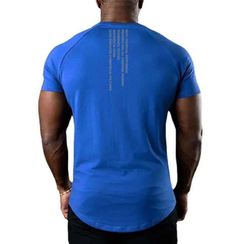 T-shirt Fitness Workout Muscle Manches courtes | Homme Fitness