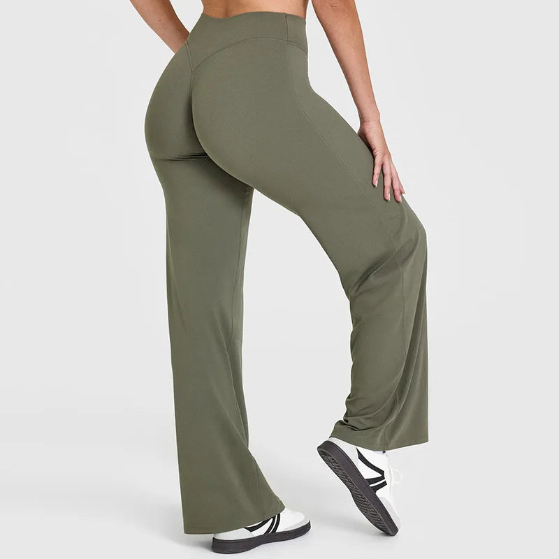 Pantalon de Fitness taille moyenne pour femme | Nude Sensation, Yoga Pilates