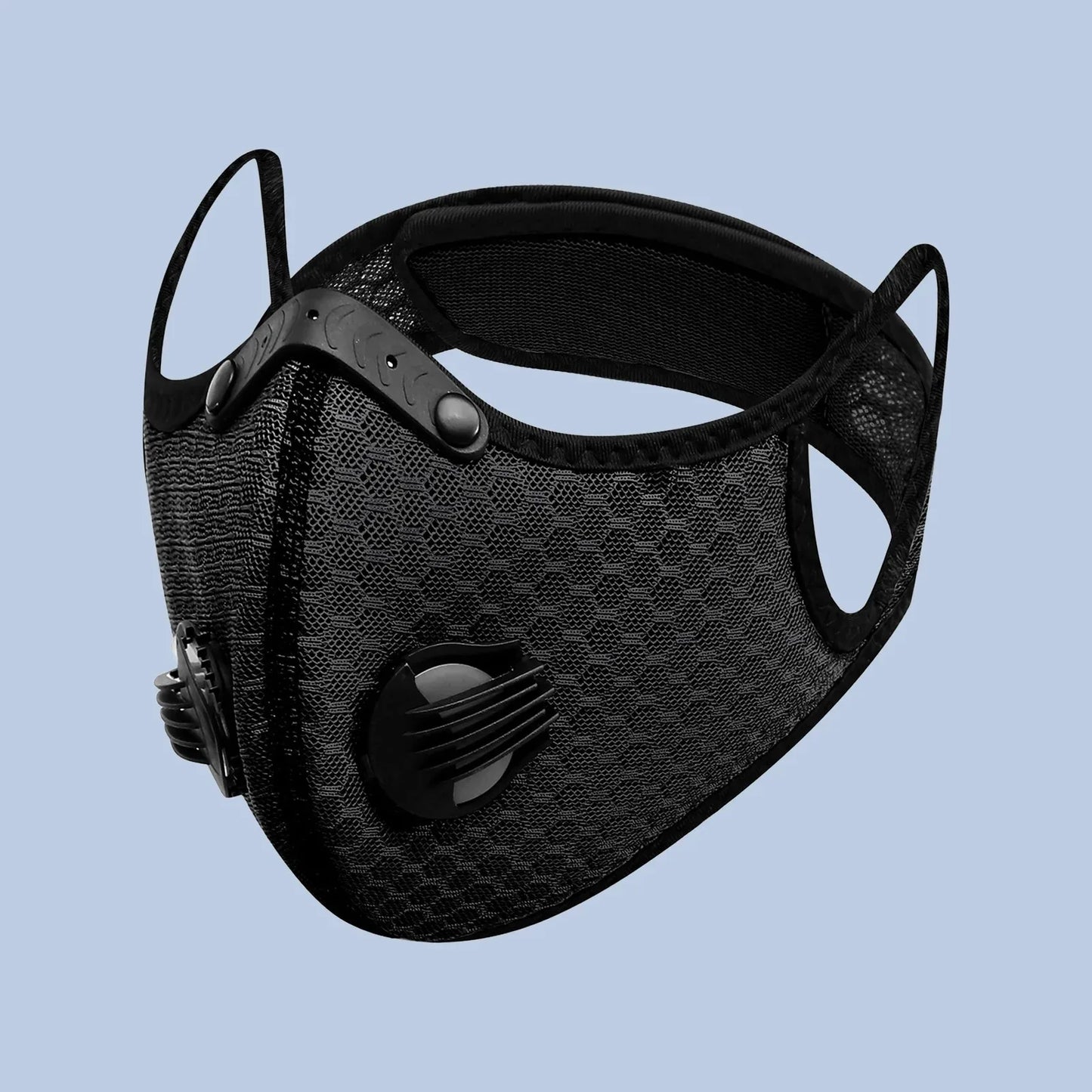 Masque à Valve respiratoire, masque antibuée et anti-poussière, filtre PM2.5, masque au charbon actif, masque de sport de plein air, cyclisme, moto