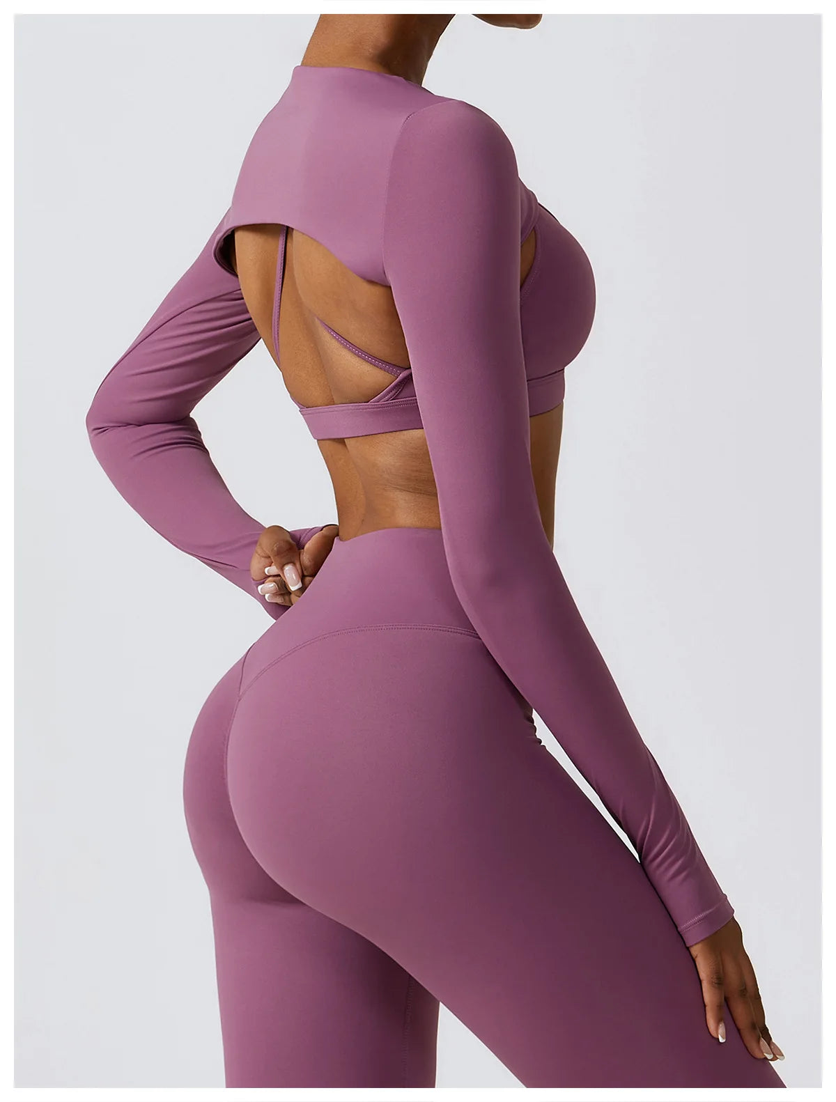 Ensemble 3Pcs Crop Tops Ideal pour Yoga