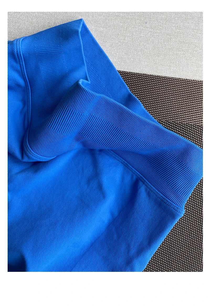 Leggings Gym Femmes Sans Couture Sports Yoga Pantalon Bas Côtelé | Fitness Femme