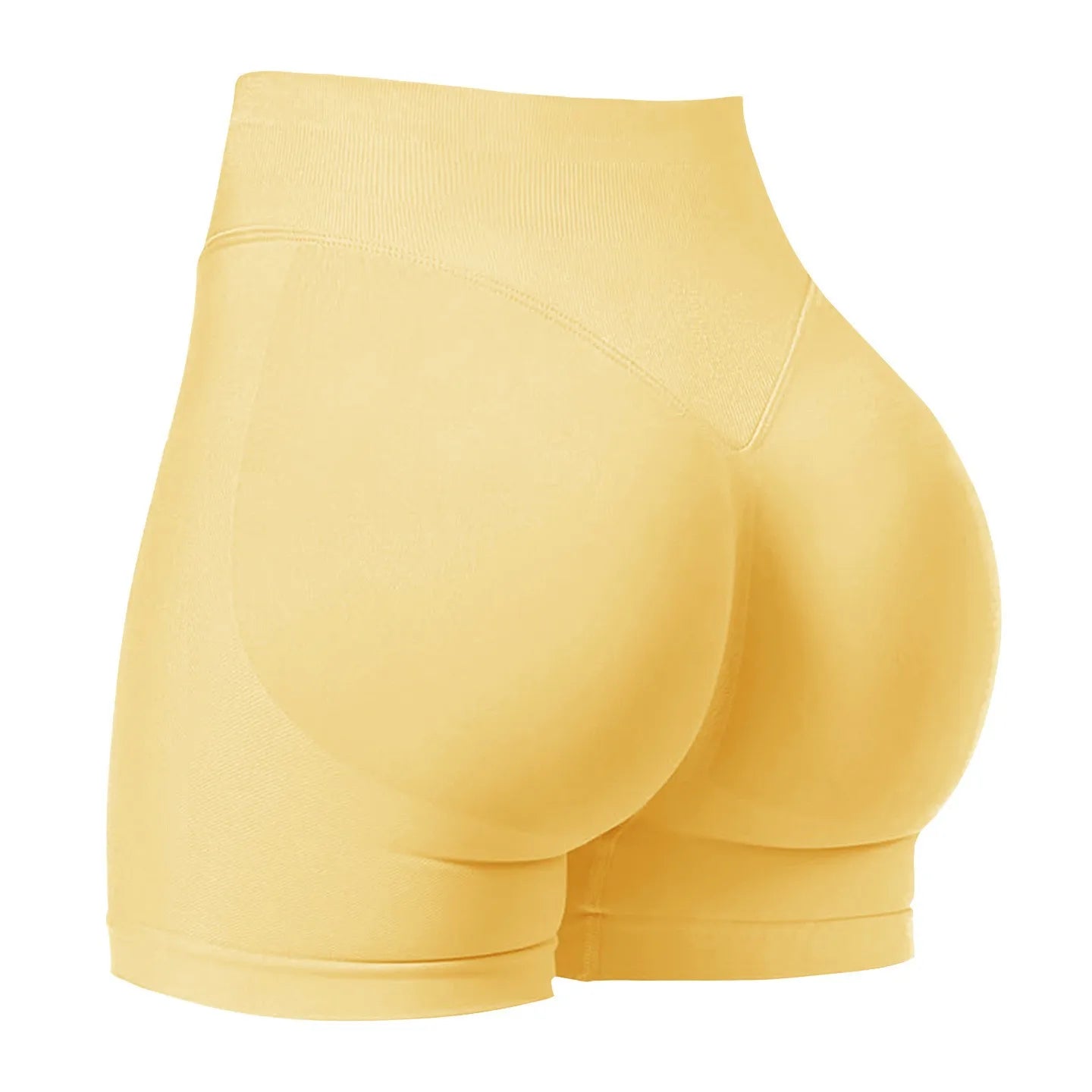 Short Taille basse côtelée sans couture haute élasticité Booty | Fitness Femme