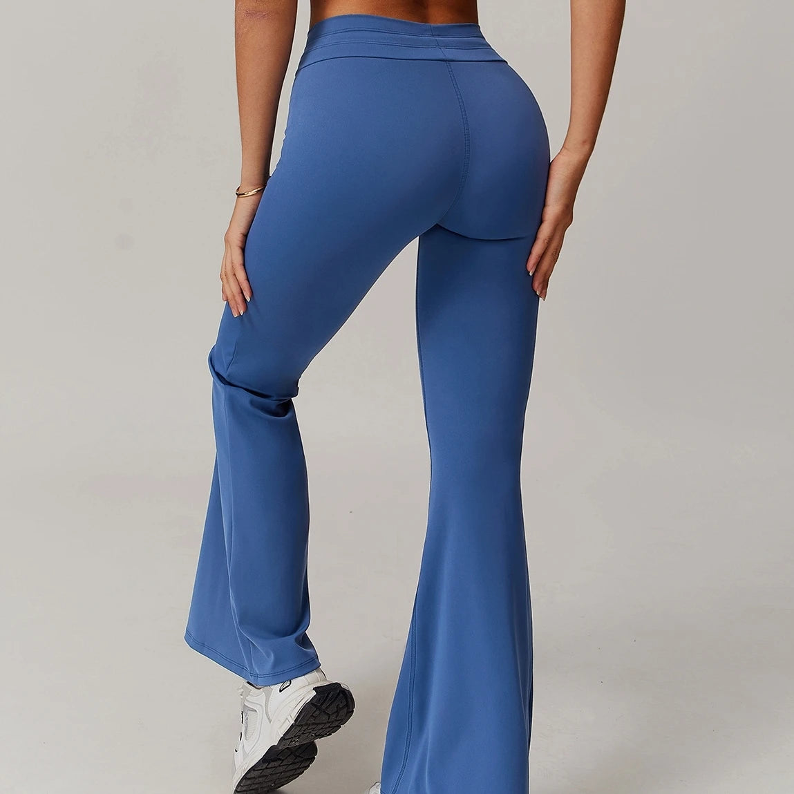Leggings évasés de Yoga pour femmes, pantalons de Yoga taille haute, pour gymnastique, Fitness, course à pied, cyclisme, sport, pantalon évasé, danse latine