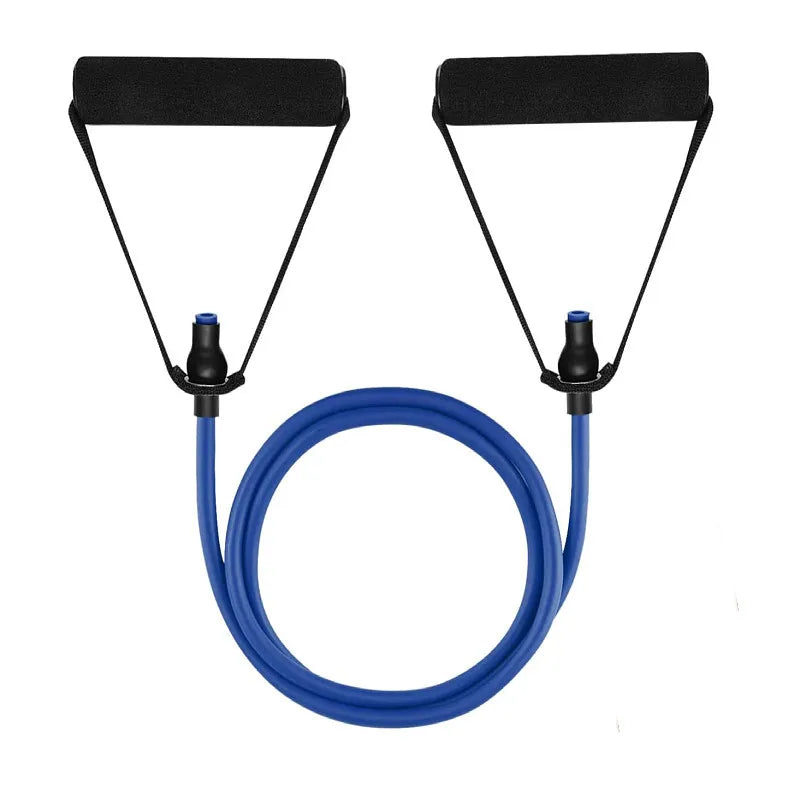 Bandes de résistance avec poignées, bandes d'exercice, bandes d'entraînement avec poignées pour hommes et femmes, équipement de musculation à la maison