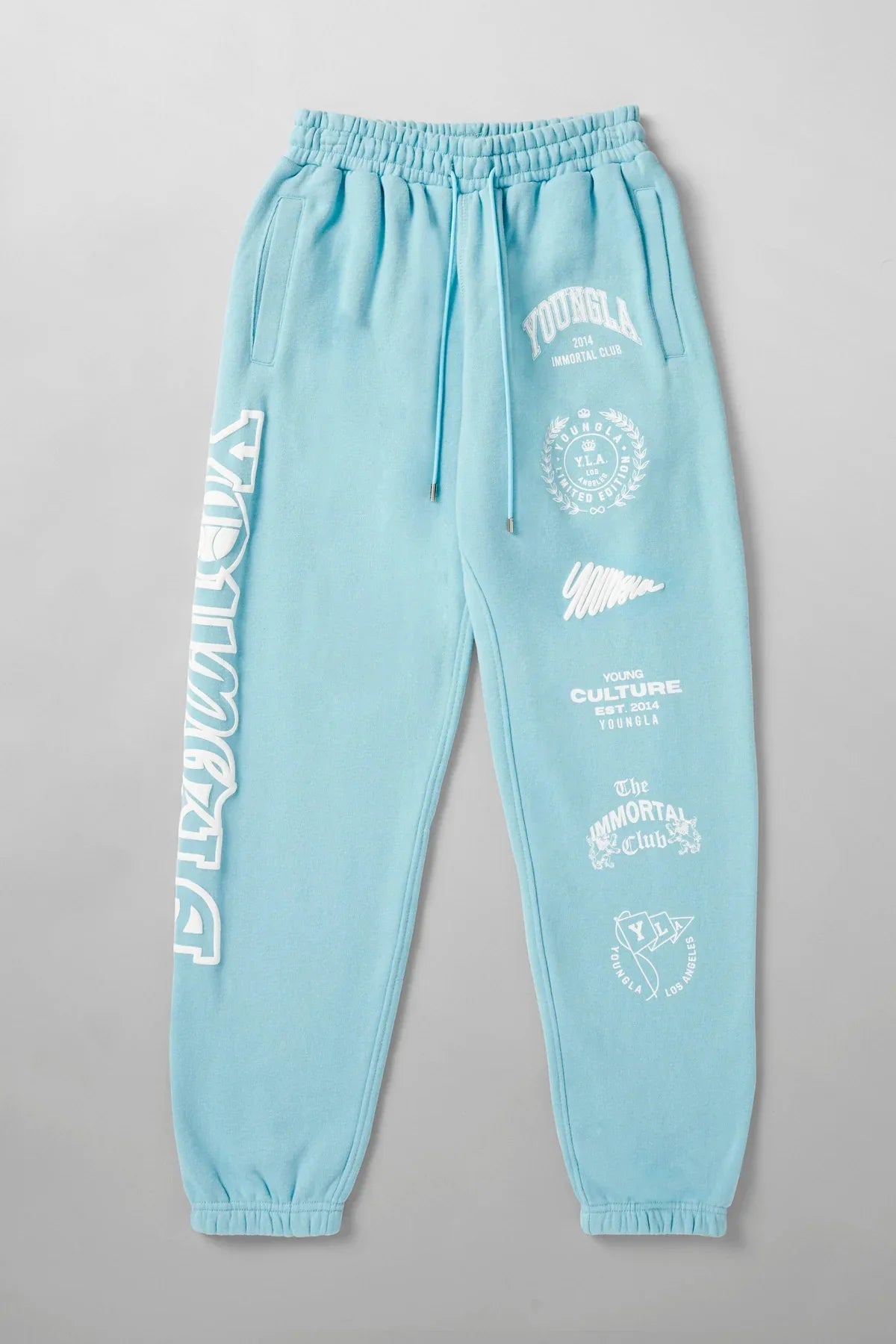 Pantalons de survêtement sport fitness pantalon décontracté coton imprimé stretch polyvalent