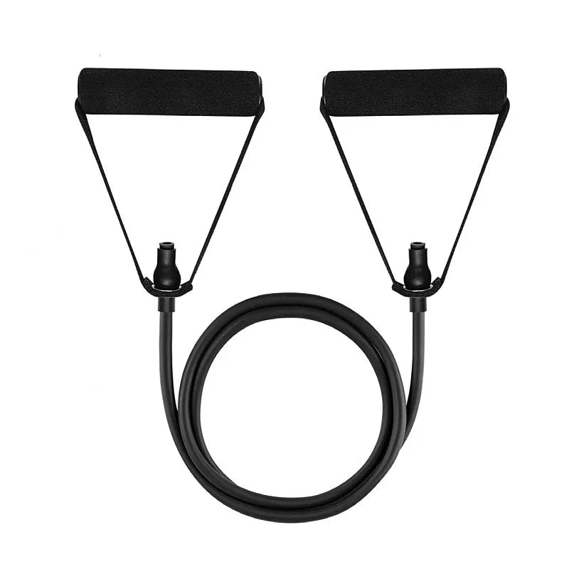 Bandes de résistance avec poignées, bandes d'exercice, bandes d'entraînement avec poignées pour hommes et femmes, équipement de musculation à la maison