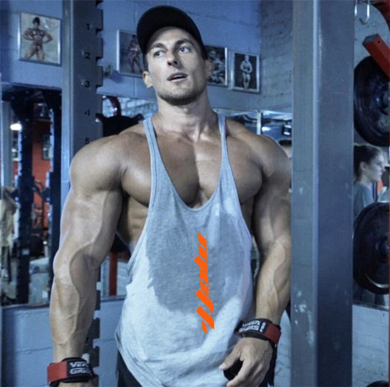T-shirts de gym Bretelles spaghetti | Homme Fitness