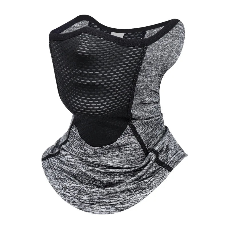 Offre spéciale UPF 50 + soie glacée Sports de plein air cache-cou crème solaire moto cyclisme demi-masque