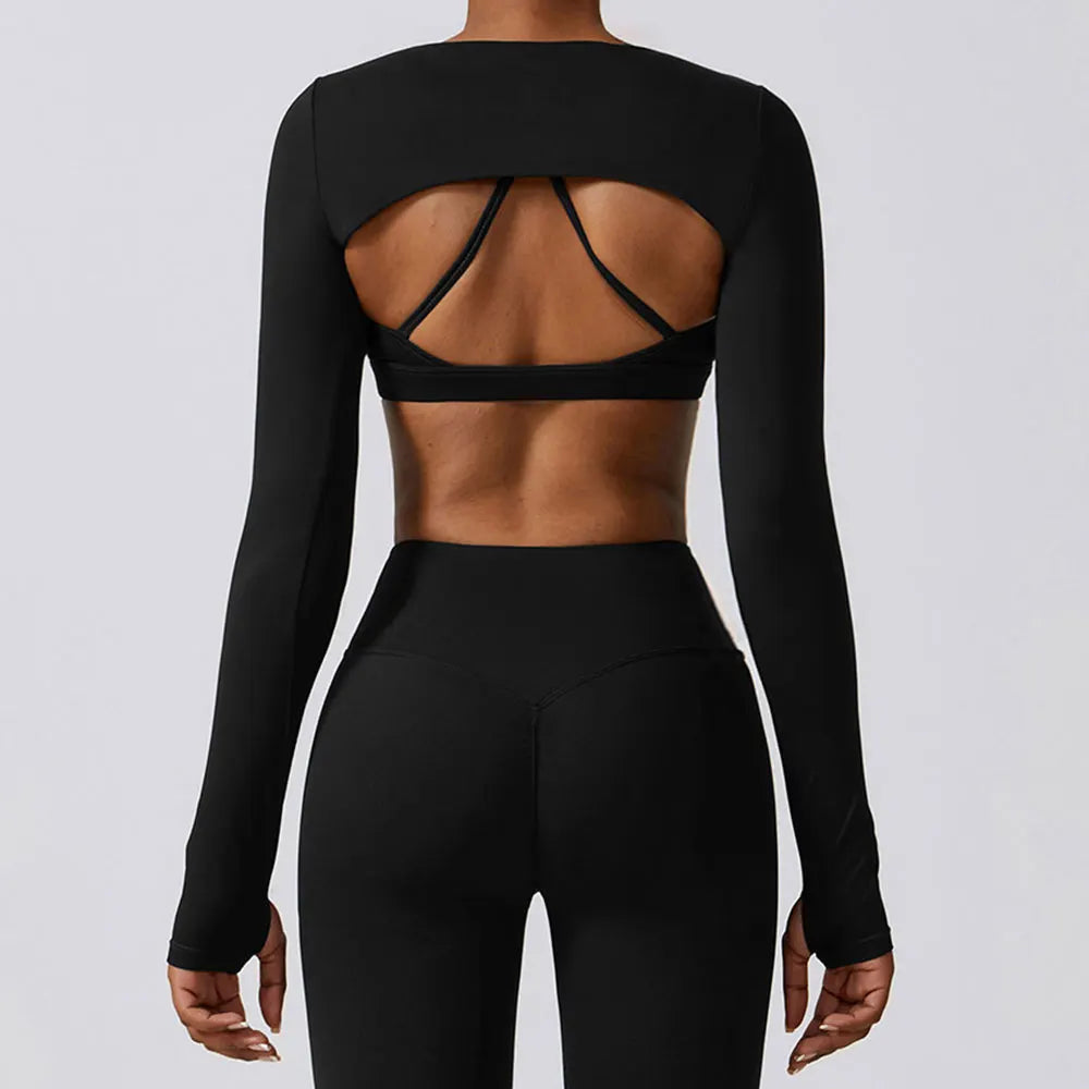 Ensemble 3Pcs Crop Tops Ideal pour Yoga