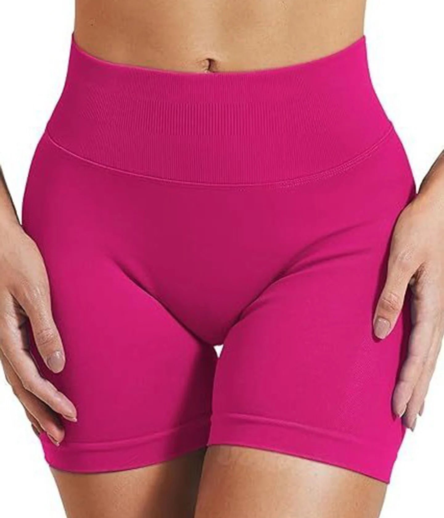 Short Taille basse côtelée sans couture haute élasticité Booty | Fitness Femme
