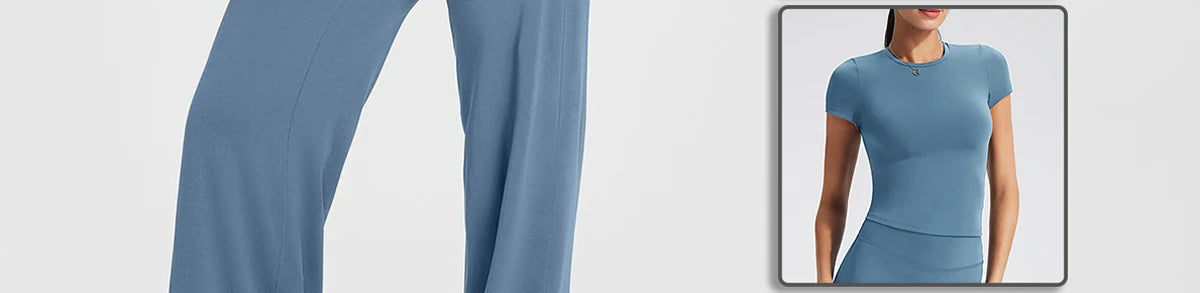 Pantalon de Fitness taille moyenne pour femme | Nude Sensation, Yoga Pilates