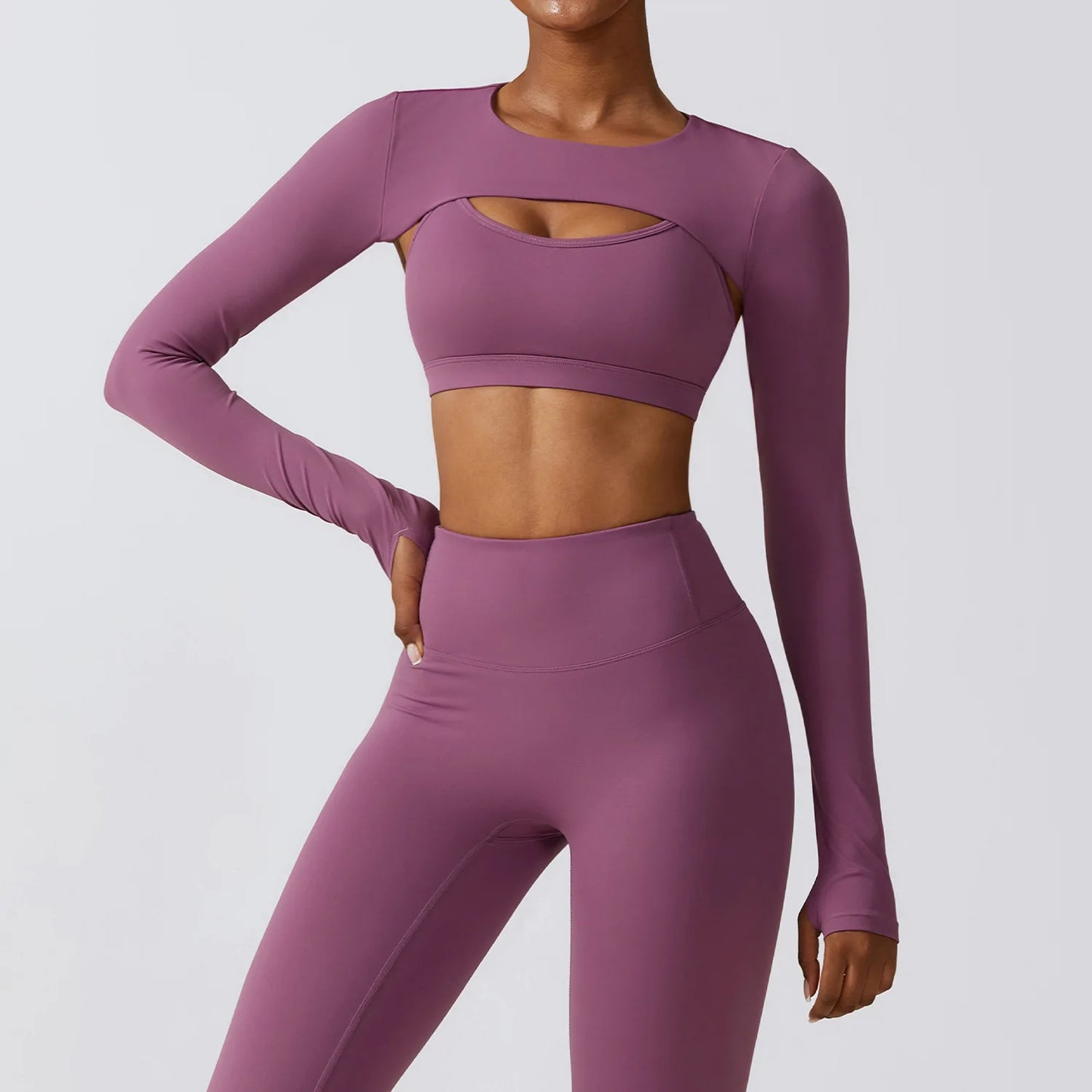 Ensemble 3Pcs Crop Tops Ideal pour Yoga