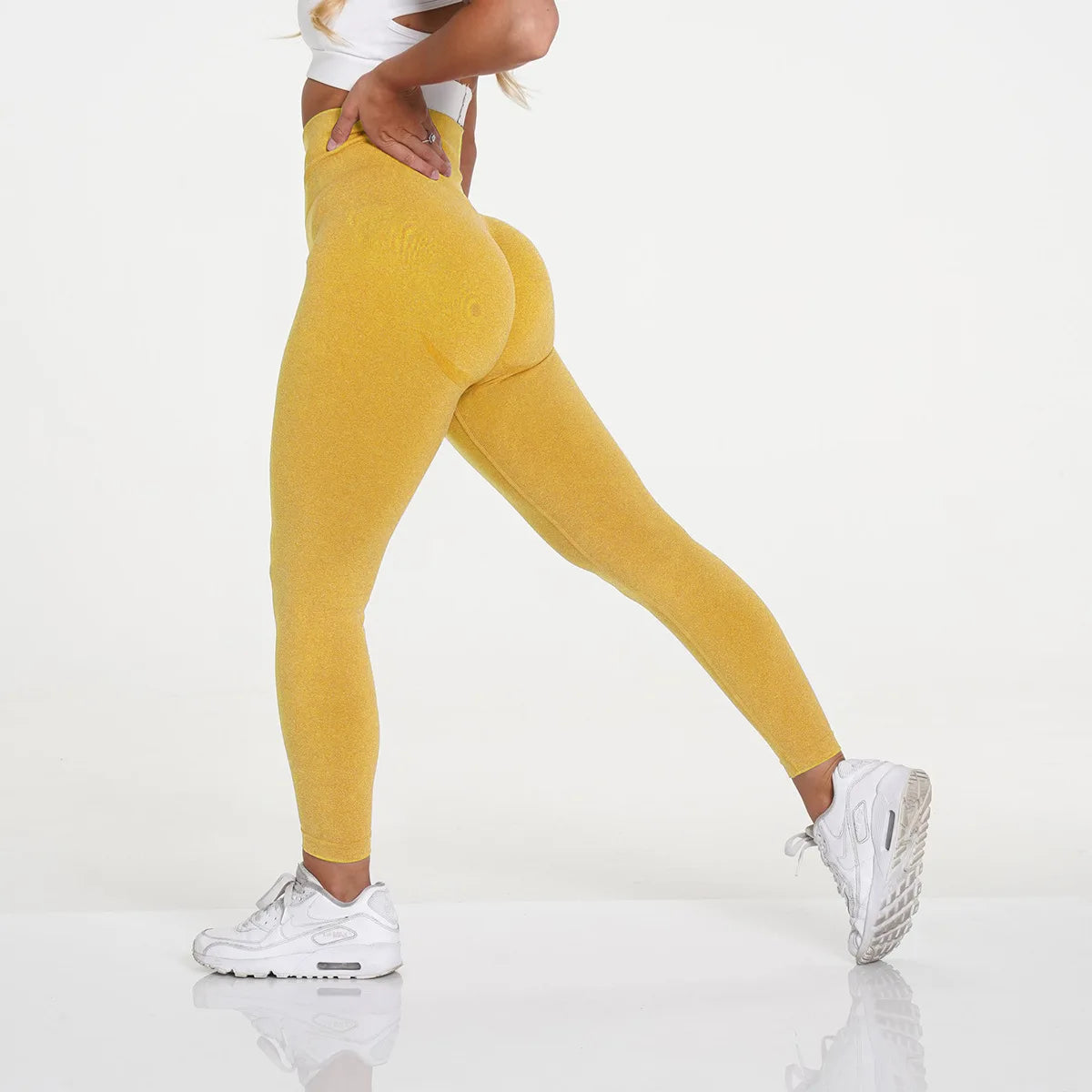 Leggings Femmes sans couture Sport Slim Tights Fitness taille haute | Idéal pour sport Entraînement | Fitness Femme