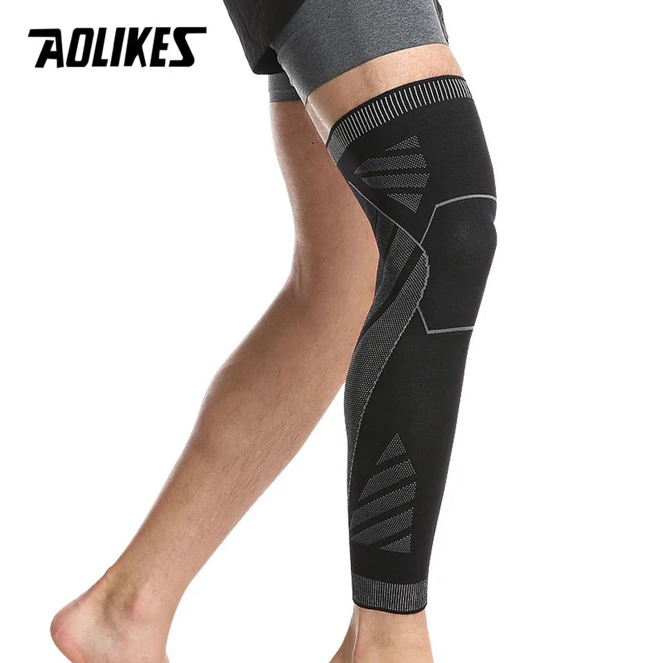 AOLIKES – manchons de Compression pour jambes complètes, genouillères, protection de soutien pour haltérophilie, soulagement des douleurs articulaires de l'arthrite