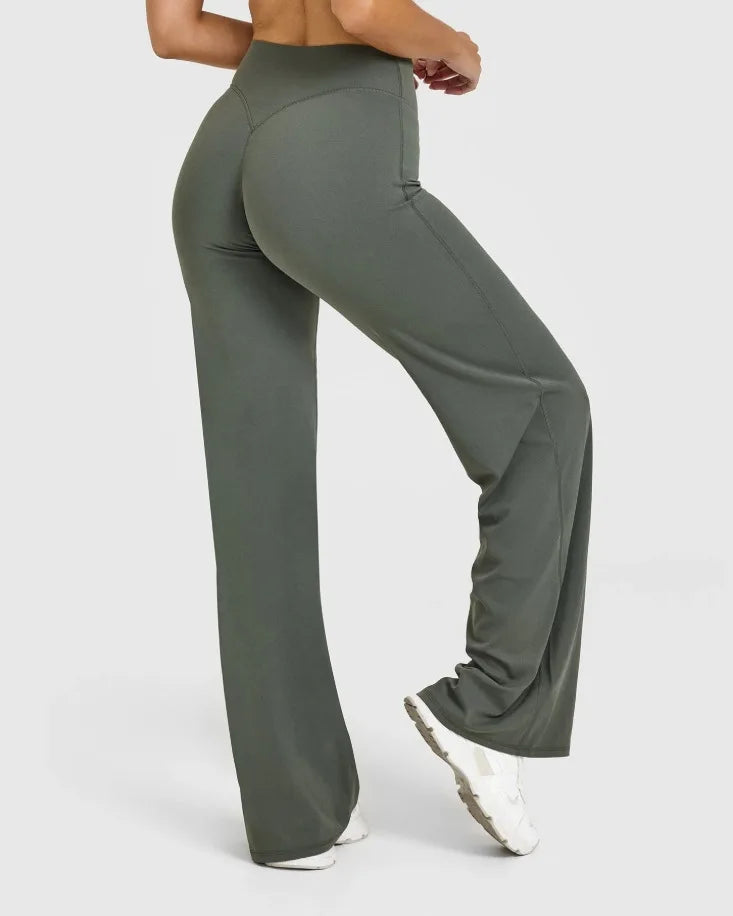 Pantalon de Fitness taille moyenne pour femme | Nude Sensation, Yoga Pilates