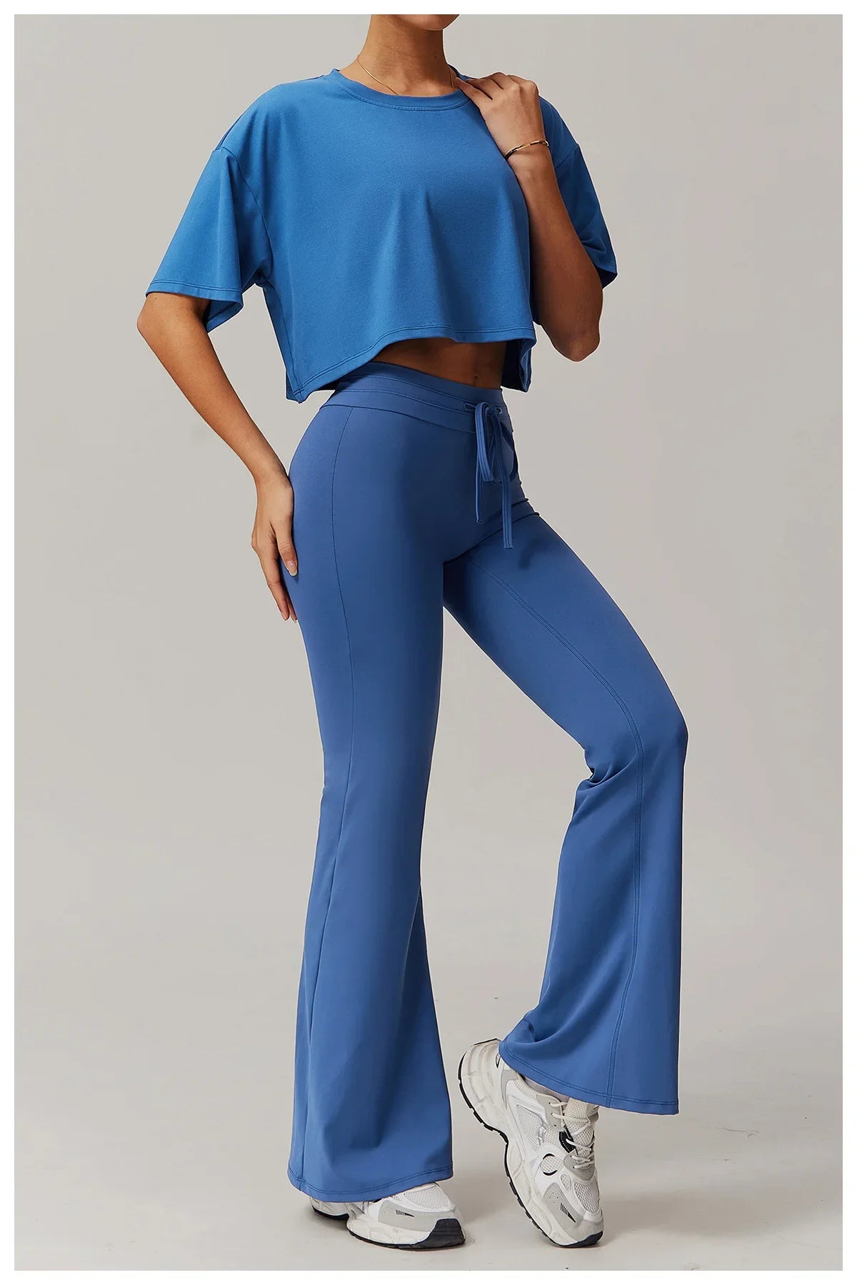 Leggings évasés de Yoga pour femmes, pantalons de Yoga taille haute, pour gymnastique, Fitness, course à pied, cyclisme, sport, pantalon évasé, danse latine