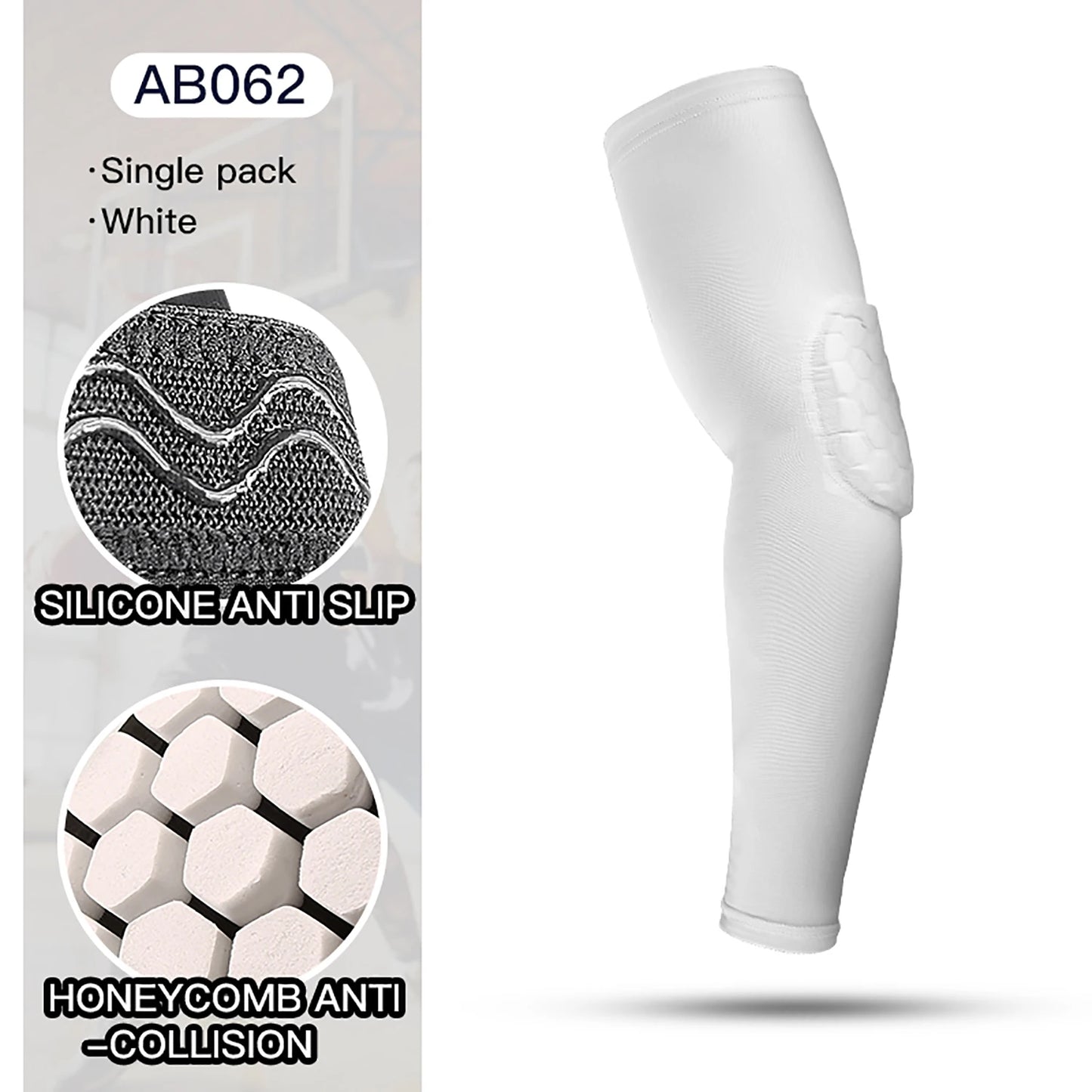 Protection du coude de sport en nid d'abeille, 2 pièces, Anti-collision, Protection de la pression, manchon du bras, basket-ball, cyclisme, équipement de Protection pour le Fitness