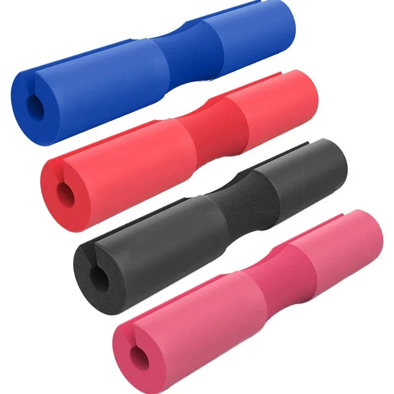 Coussinets d'haltères de levage de poids pour le sport, support de barre de squat, couverture de pince de sport côtelée, protection solide, fournitures de coussinets initiés