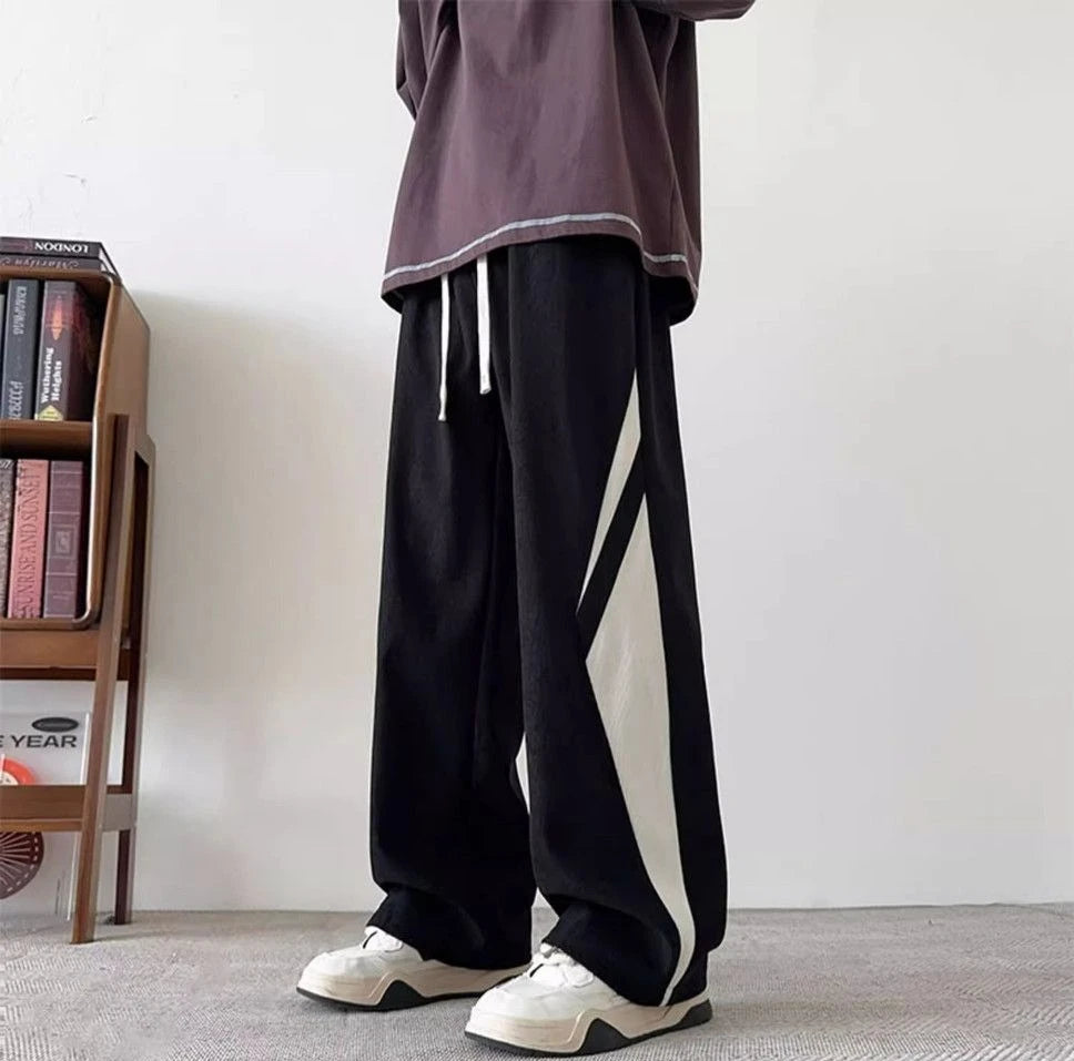 Pantalon droit homme pantalons de survêtement liquidation automne hiver mode Cool décontracté haute qualité Y2k drapé homme pantalon de sport