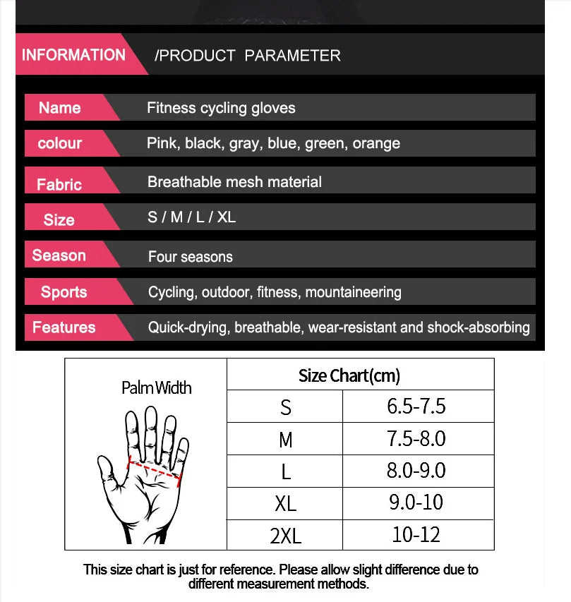 Gants de sport respirants UNISEXE, accessoire d'entraînement sans doigts
