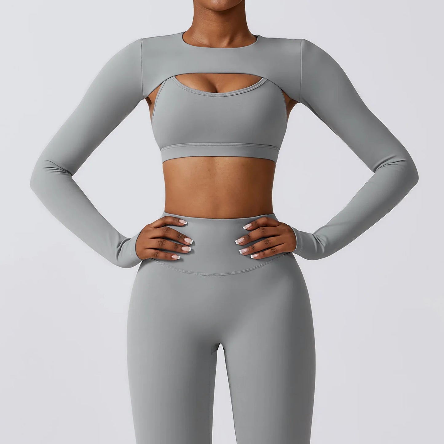 Ensemble 3Pcs Crop Tops Ideal pour Yoga