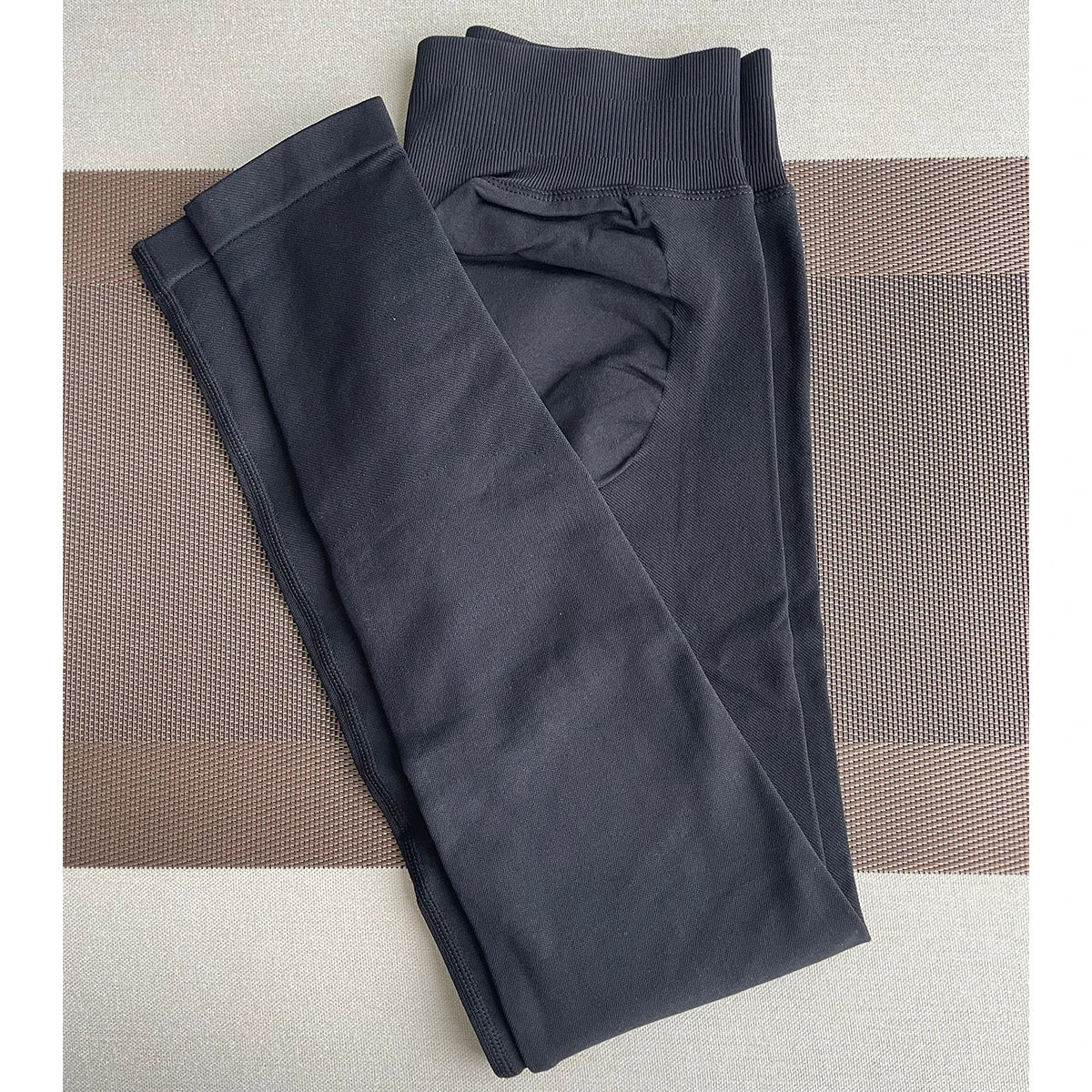 Leggings Gym Femmes Sans Couture Sports Yoga Pantalon Bas Côtelé | Fitness Femme