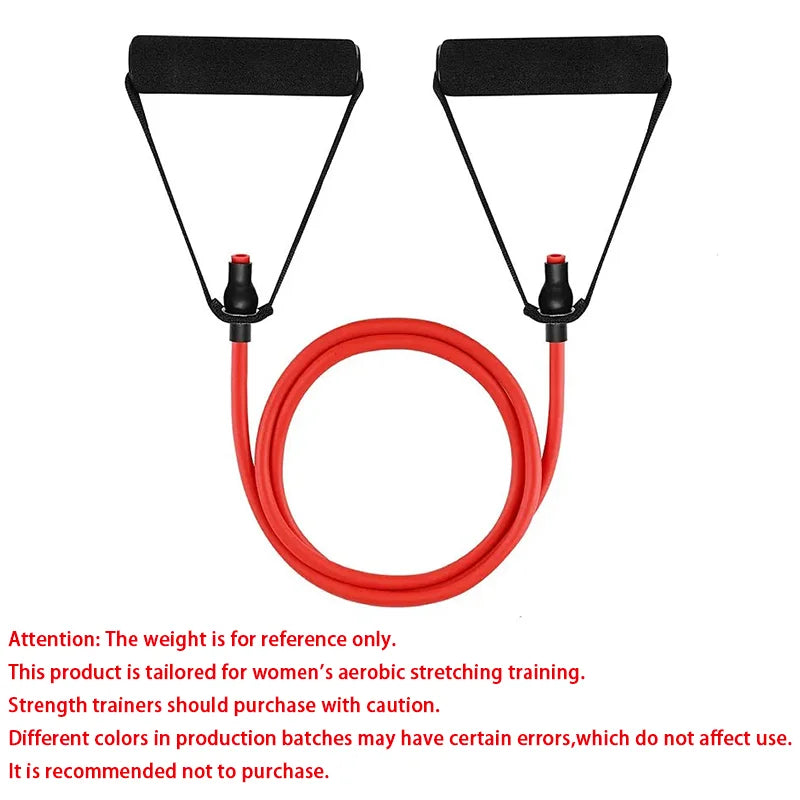 Bandes de résistance avec poignées, bandes d'exercice, bandes d'entraînement avec poignées pour hommes et femmes, équipement de musculation à la maison
