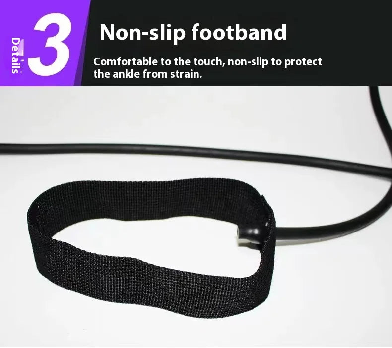 Bâton de Pilates – Barre de fitness réglable pour l'entraînement à domicile, le yoga, l'étirement et le tonification – Tige d'exercice portable avec bandes élastiques