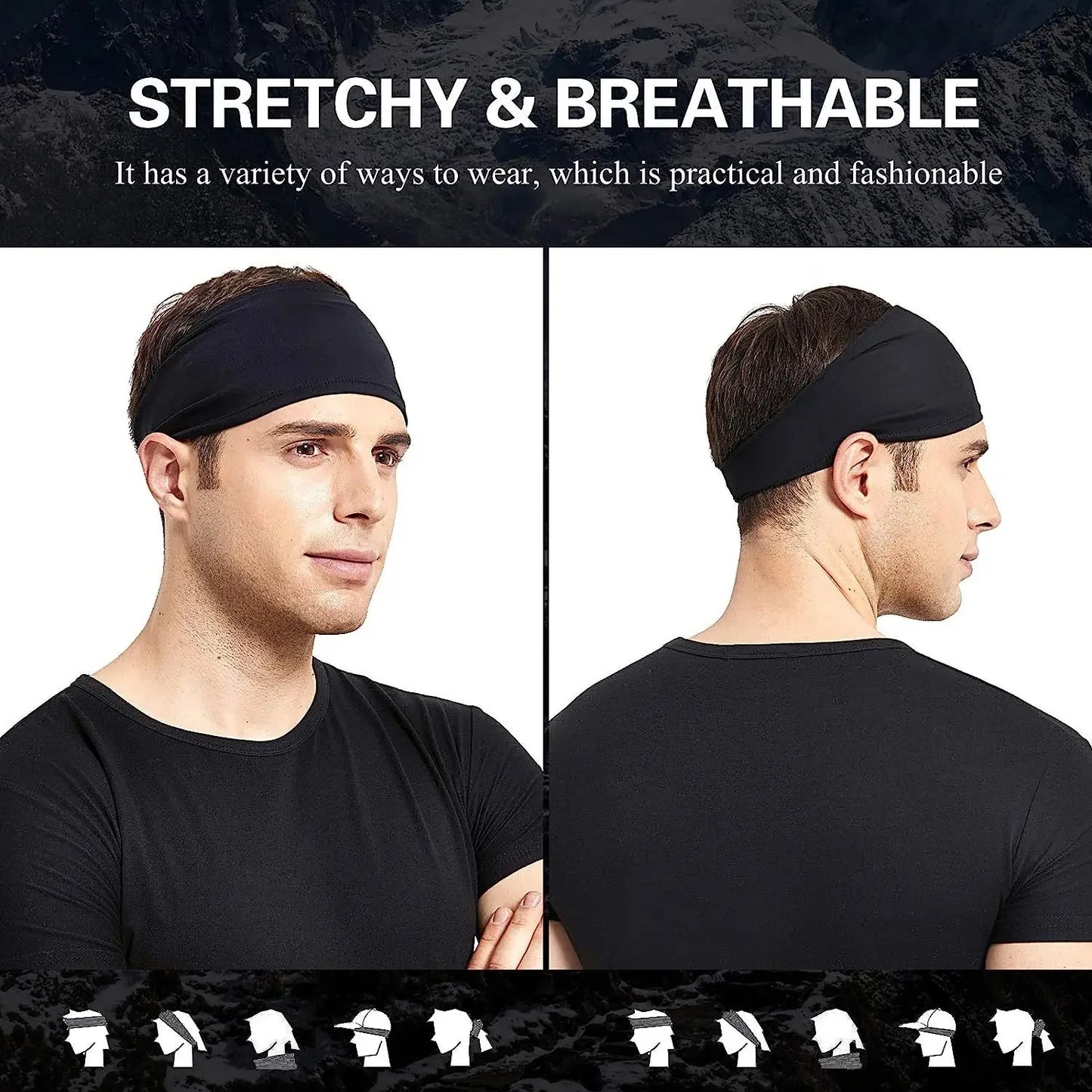 Bandeau Bandeau Élastique absorbant UNISEXE | Accesoires