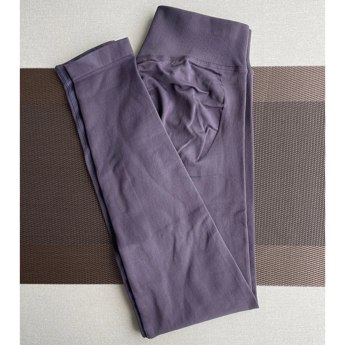 Leggings Gym Femmes Sans Couture Sports Yoga Pantalon Bas Côtelé | Fitness Femme