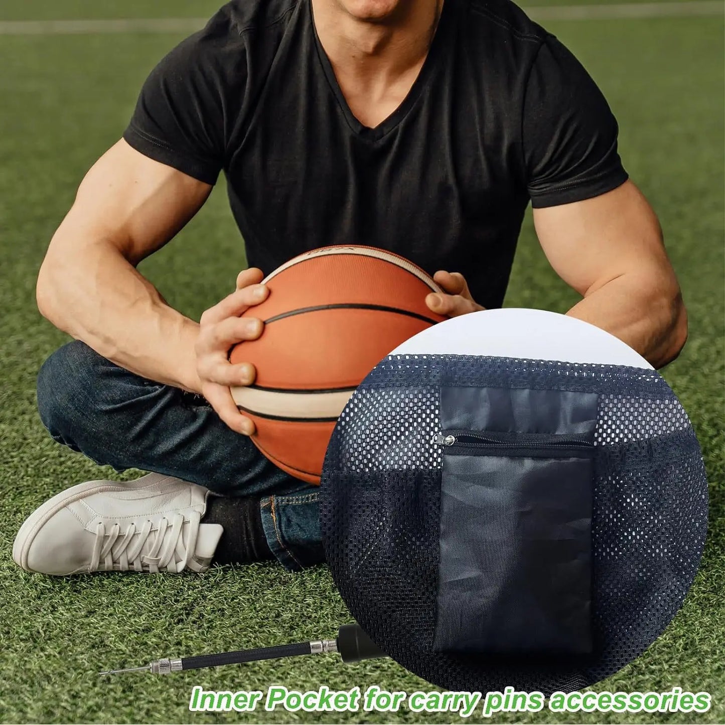 Filets de transport de ballons pour Football, Basket-ball, volley-Ball, Sports de plein air