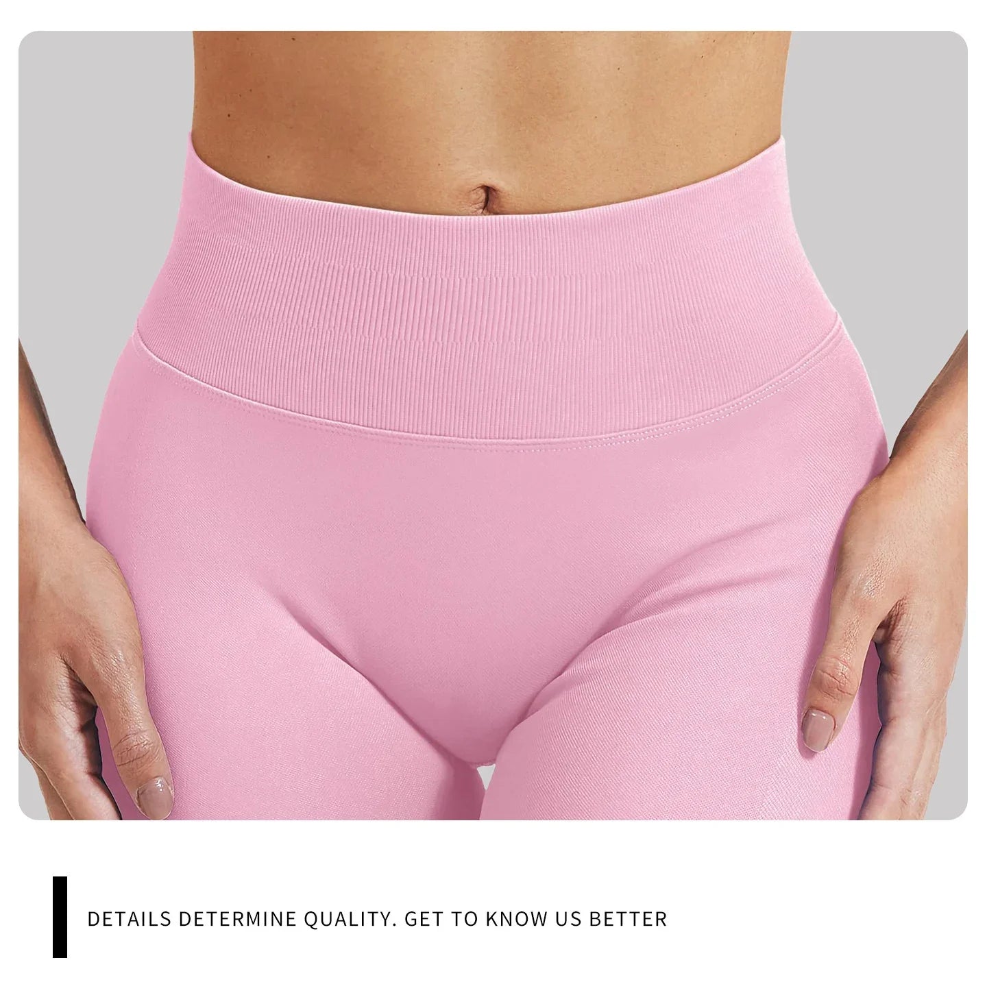 Short Taille basse côtelée sans couture haute élasticité Booty | Fitness Femme
