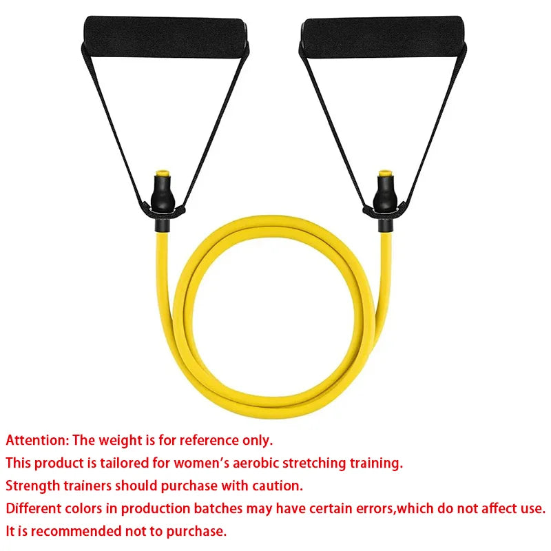 Bandes de résistance avec poignées, bandes d'exercice, bandes d'entraînement avec poignées pour hommes et femmes, équipement de musculation à la maison