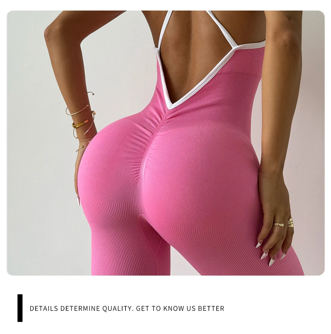 Combinaison Sexy à bretelles dans le dos croisé pour femmes, ensemble de gymnastique, entraînement, Yoga, vêtements de sport, une pièce, combinaison de sport, Fitness, body d'entraînement