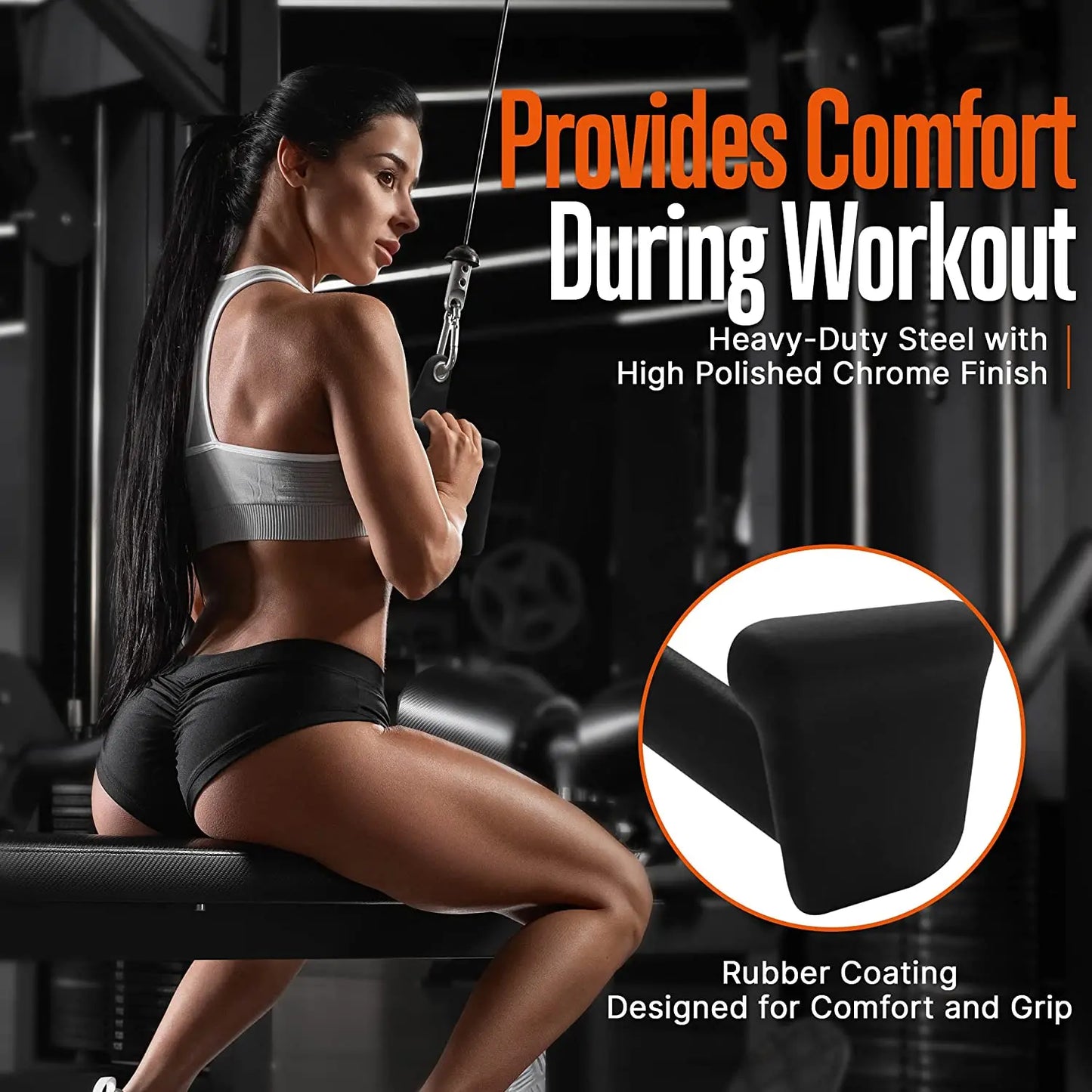 Poignées d'entraînement pour musculation du dos, accessoires pour biceps, curl, triceps, lat