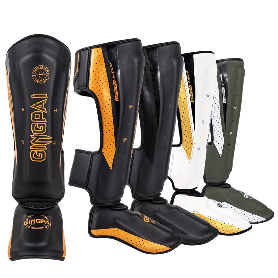 Protecteur de jambe de combat professionnel Sanda Entraînement de boxe adulte Protecteur de pied de tibia adulte Panneau arrière Muay Thai | Accessoires C