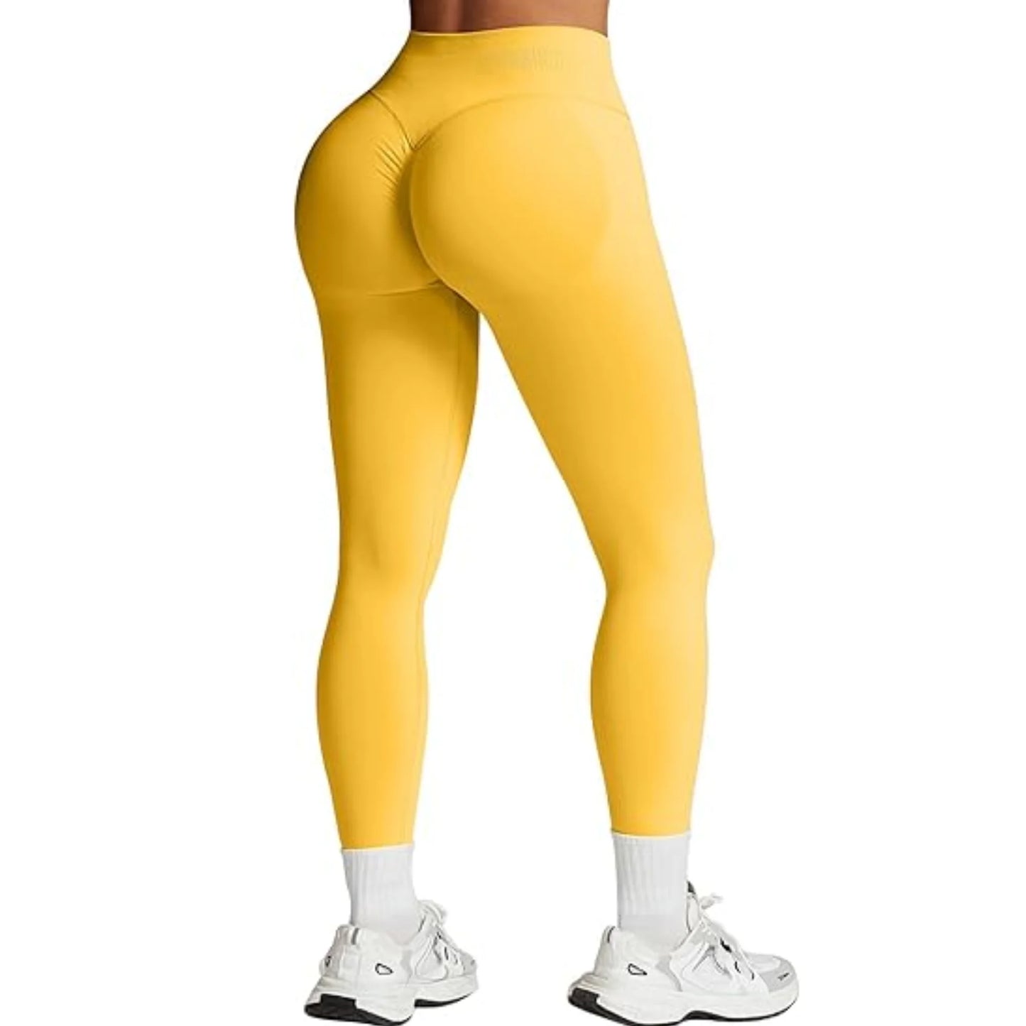 Leggins Femme Sans Couture Taille Haute en trois sections