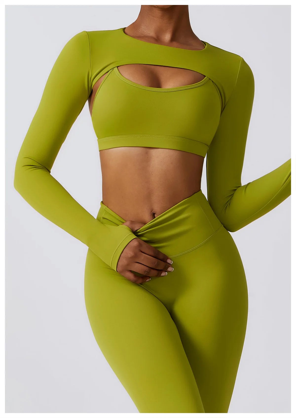 Ensemble 3Pcs Crop Tops Ideal pour Yoga